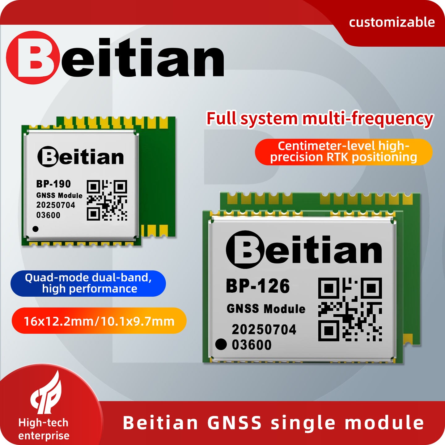 Compact Gnss Module Beitian Compact GNSS Module High Precision RTK OEM Customizable for Au ...