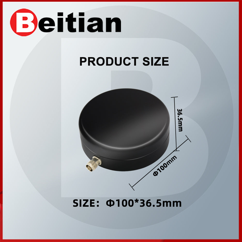 Beitian full-band 100*36.5mm magnetic base survey precision agriculture UAV robot autonomy vehicles GNSS antenna BT-700B