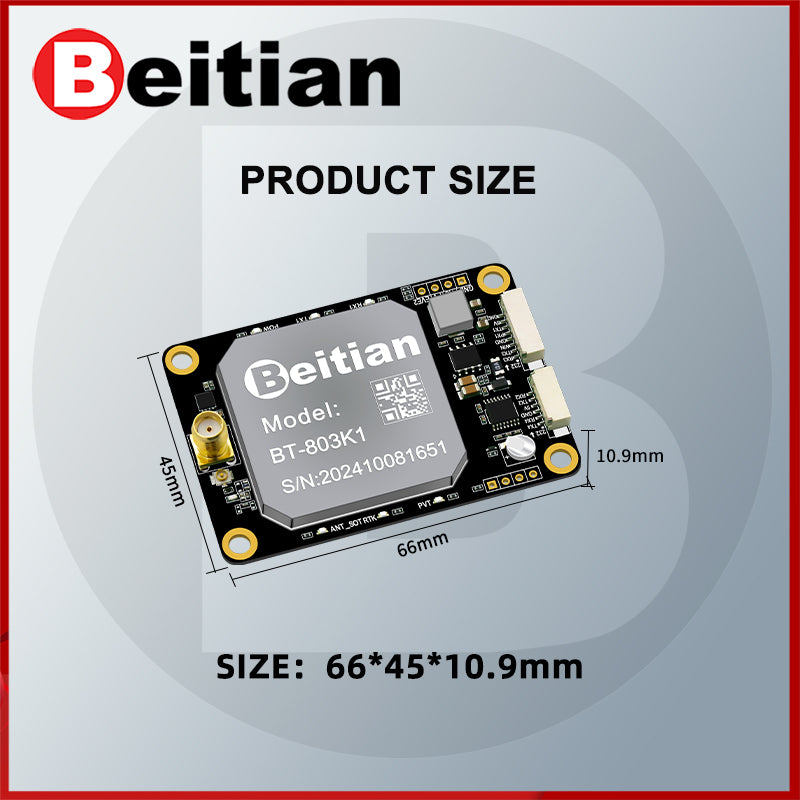 Beitian Sino K803 high-precision GNSS module RTK differential inertial navigation measurement Beidou GPS positioning BT-803K1