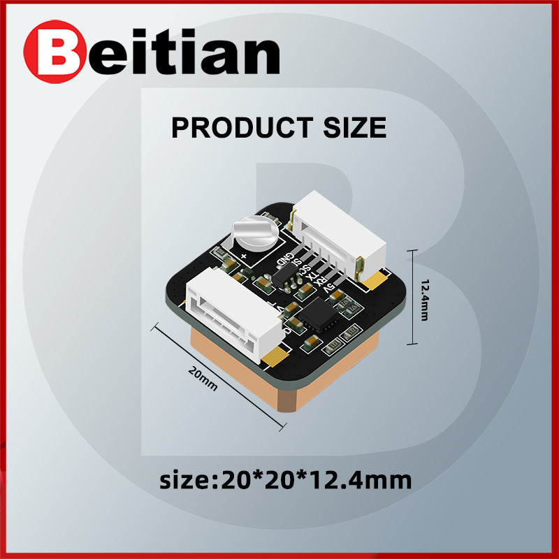 Beitian M10050 Beidou GPS module with compass QMC5883 multi-mode GNSS satellite positioning BE-240