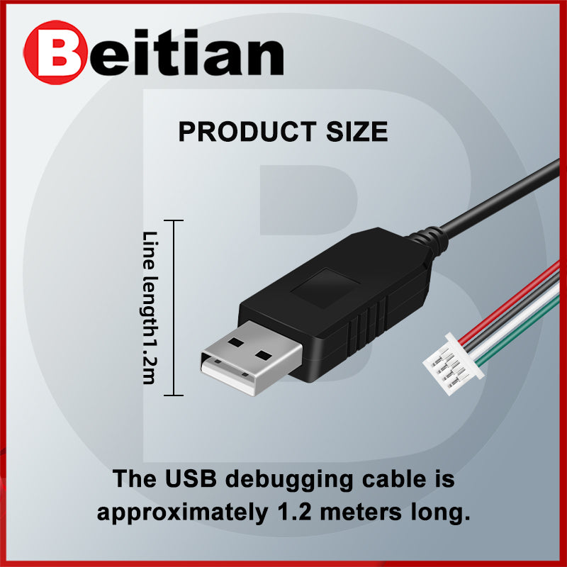 WindowsXP/WIN/7/8 PL-2303HX/TA chip USB to TTL level conversion cable can be customized