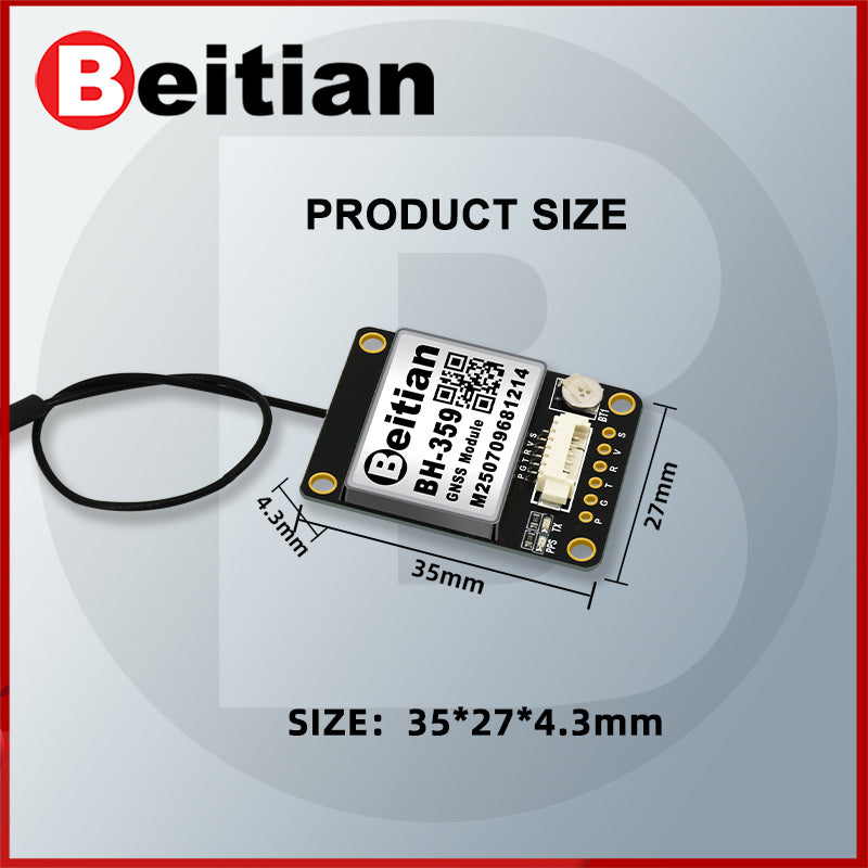 Beitian GPS split module GMOUSE Beidou antenna flight control GNSS timing navigation positioning module BE-289