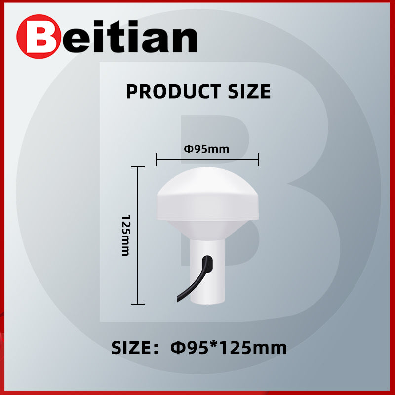 Beitian GNSS mushroom head receiver high gain 35 ceramic chip AIS navigation GPS marine ship BP-573DU