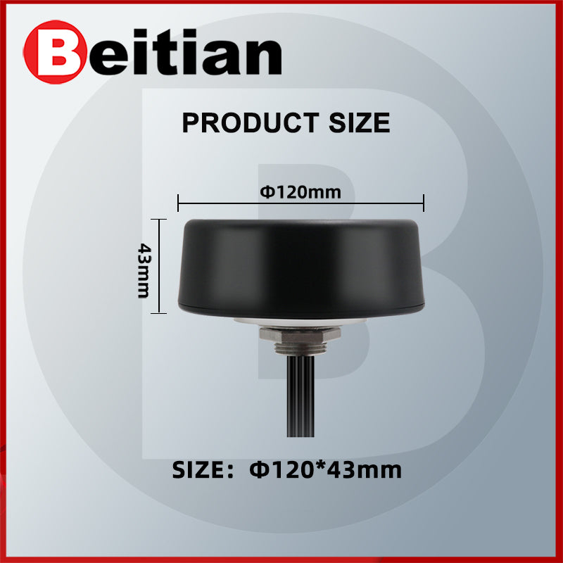 Beitian 5G four in one Omnidirectional high gain Antenna IP67 waterproof 700-5000MHz BT-B094