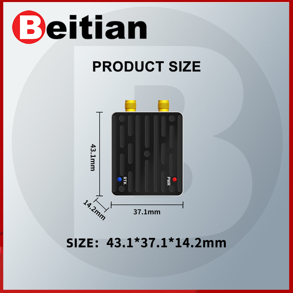 Beitian GNSS receiver UM982 high-precision RTK module full system positioning and orientation GPS BG-130