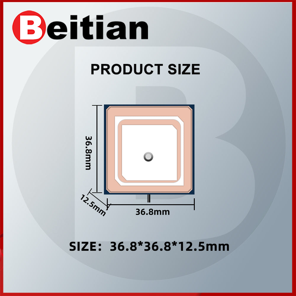 Beitian High Gain TPEX Control Connector TYPE Rg1.13 Cable GNSS Active Antenna BT-T157