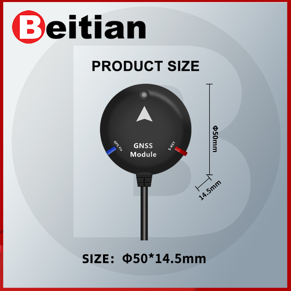 Beitian GNSS receiver Beidou GPS navigation and positioning module open source BM-525