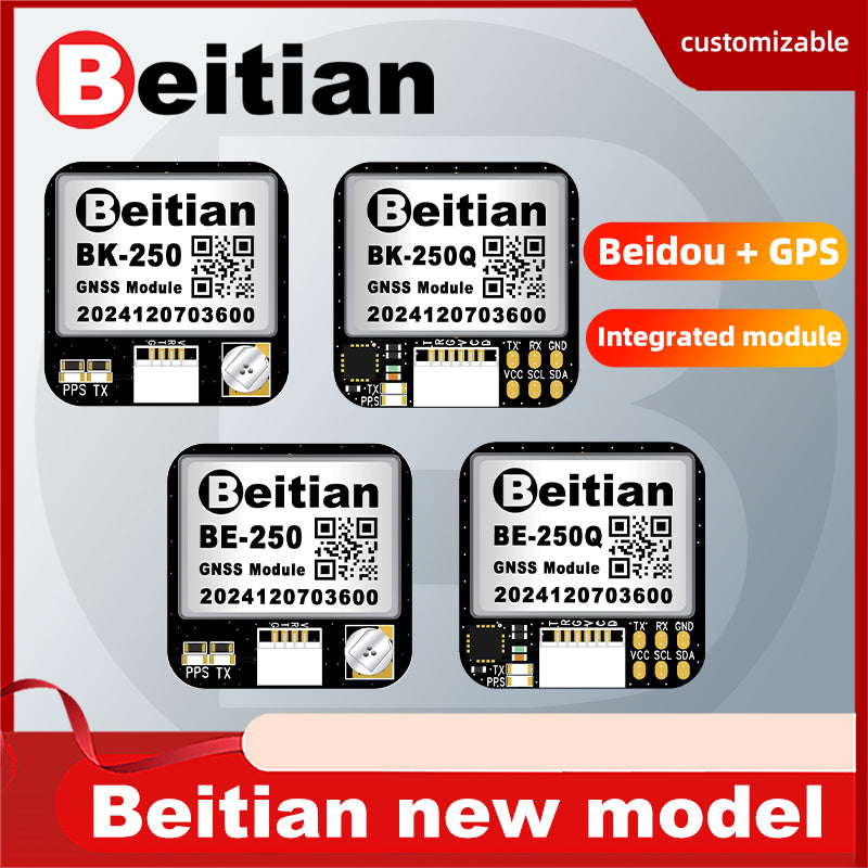 Beitian 250 series module with antenna Ultra-low power GNSS receiver for track