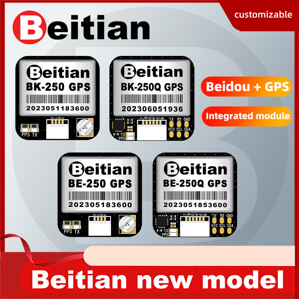 Beitian 250 series module with antenna UAV Drone Ultra-low power GNSS receiver for track