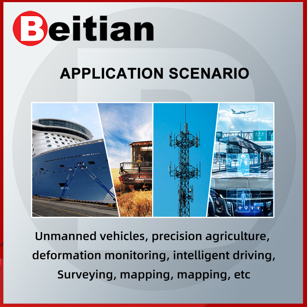 Beitian Network RTK directional GNSS receiver GNSS Module UM982/980+4G solution  BG-640 630
