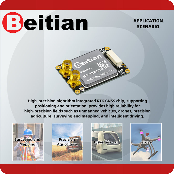 Beitian UM982 K922 GPS Module Navigation Surveying Positioning Precisi ...