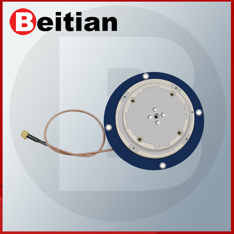 Beitian small RTK high-precision GNSS antenna four-star full-frequency GPS unmanned vehicle agricultural machinery BT-208E
