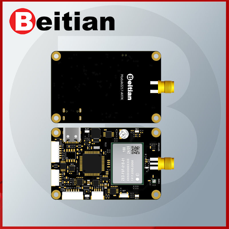 Beitian ZED-F9P geomagnetic BMM150 compass BMP388 barometer GNSS RTK positioning module BG-518