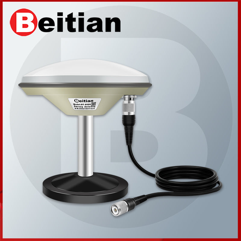 Beitian RTK mushroom head antenna GNSS four-star full-frequency Beidou GPS high-precision driving test BT-800S