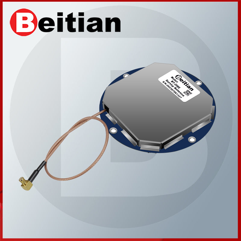 Beitian small RTK high-precision GNSS antenna four-star full-frequency GPS unmanned vehicle agricultural machinery BT-208E