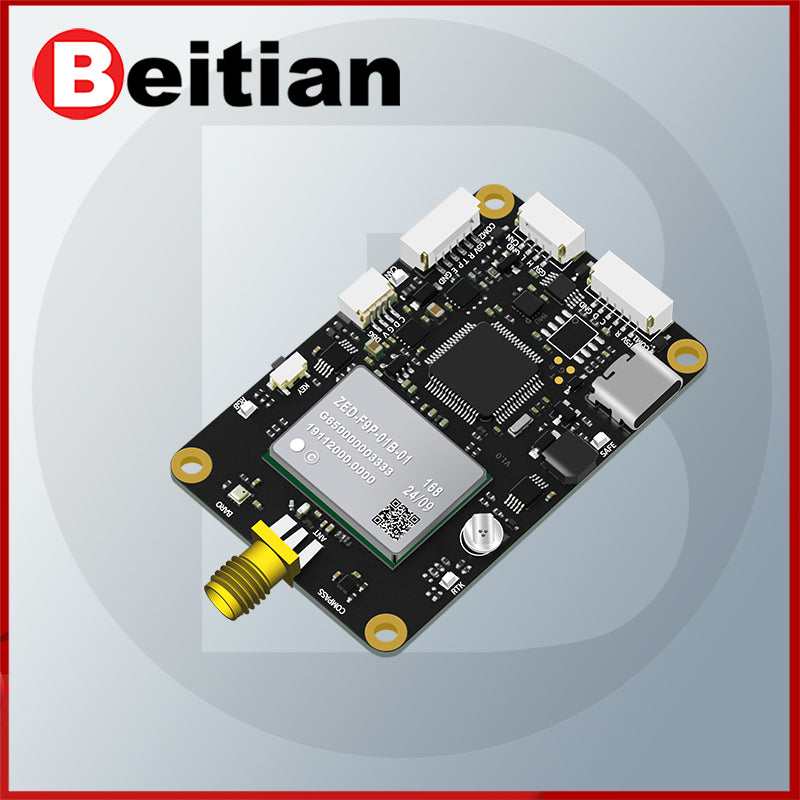 Beitian ZED-F9P geomagnetic BMM150 compass BMP388 barometer GNSS RTK positioning module BG-518