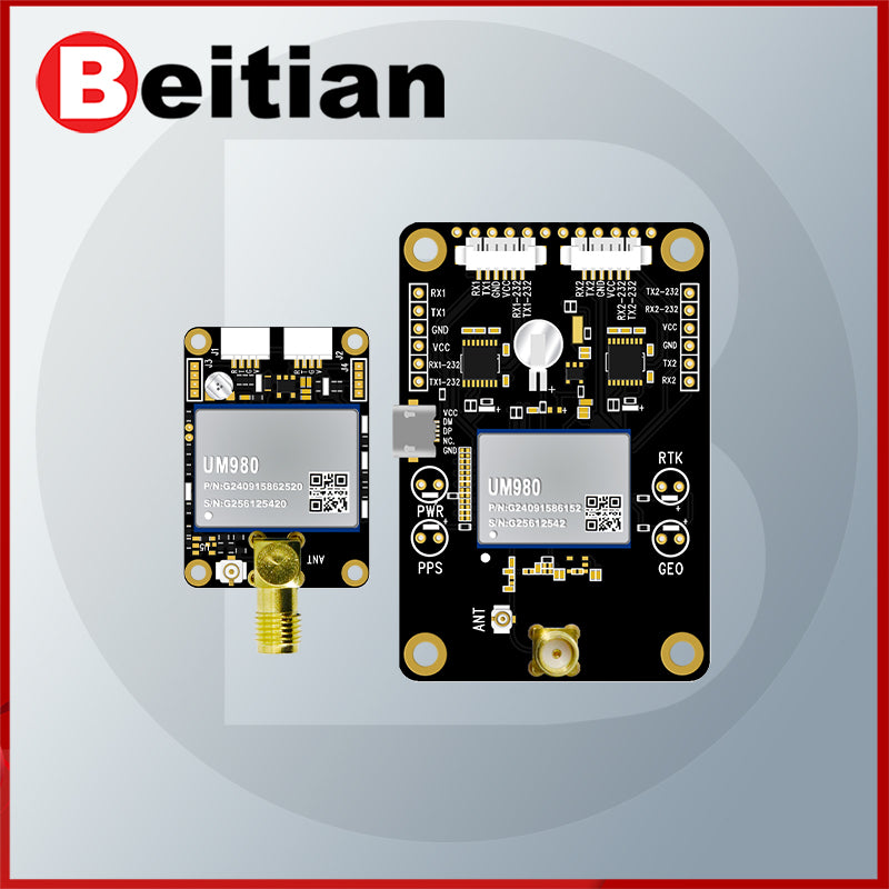 Beitian module RTK high-precision Beidou GPS differential four-star full-frequency GNSS board flight control drone