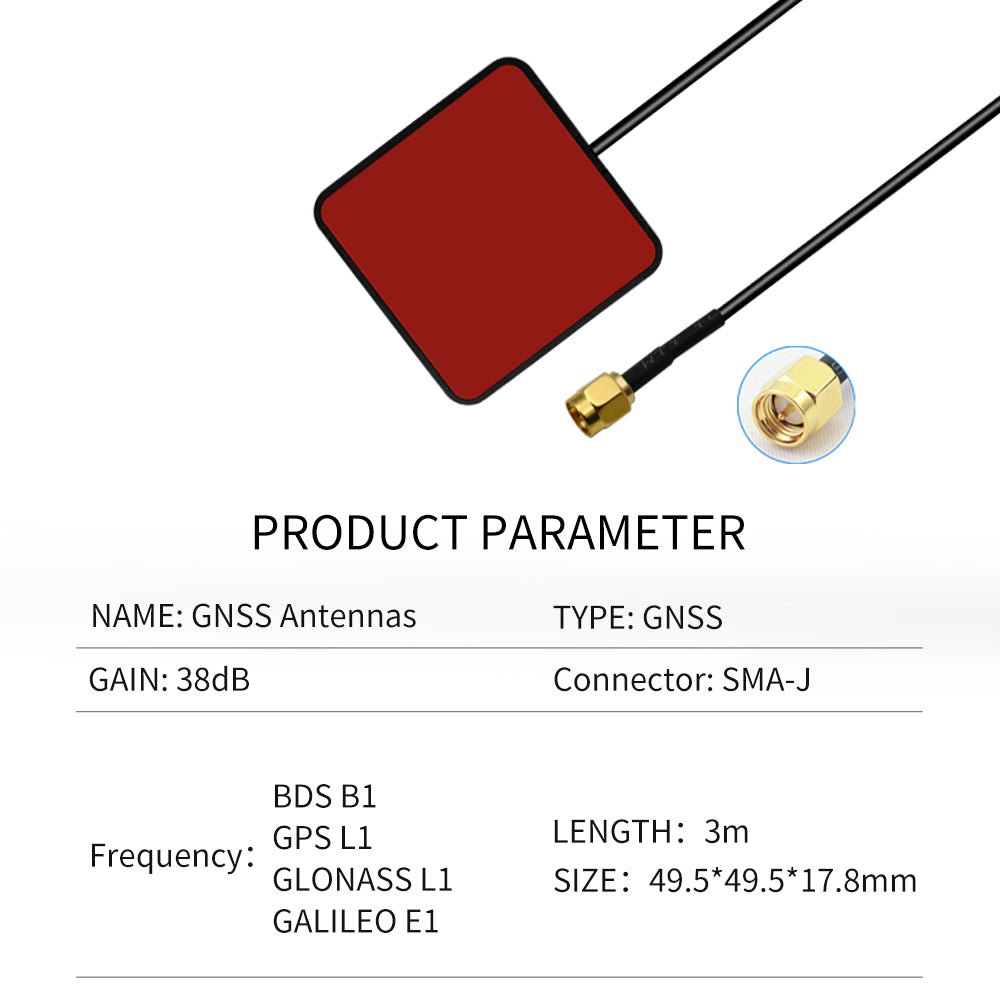 Beitian Ceramic chip 38dB high gain NEO-M8N BeiDou GPS External GNSS antenna BA-35