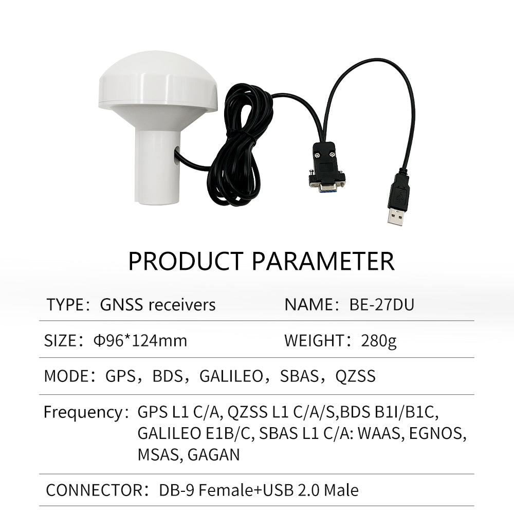 Beitian GPS mushroom head receiver ceramic chip AIS navigation timing Beidou GNSS module