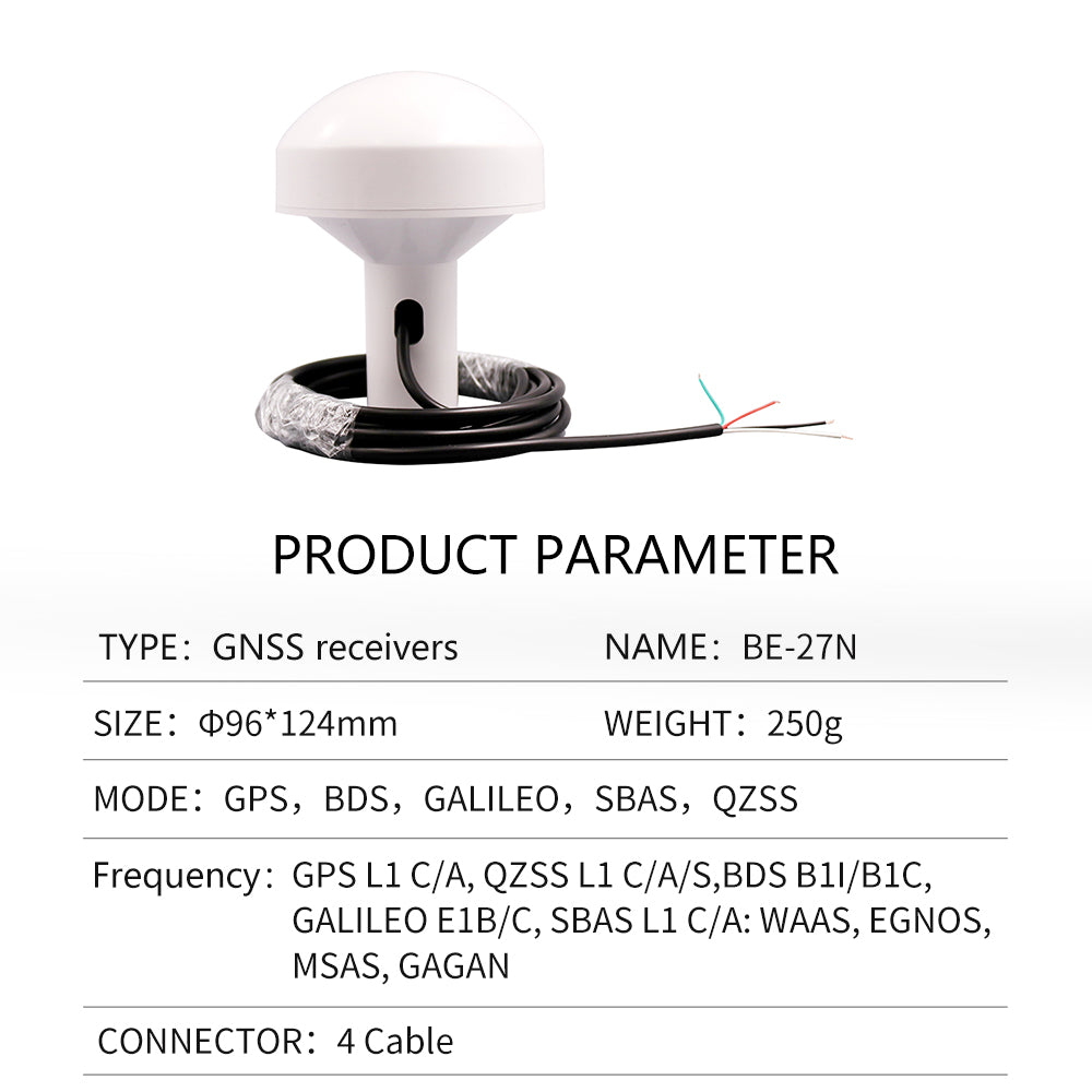 Beitian GPS mushroom head receiver ceramic chip AIS navigation timing Beidou GNSS module