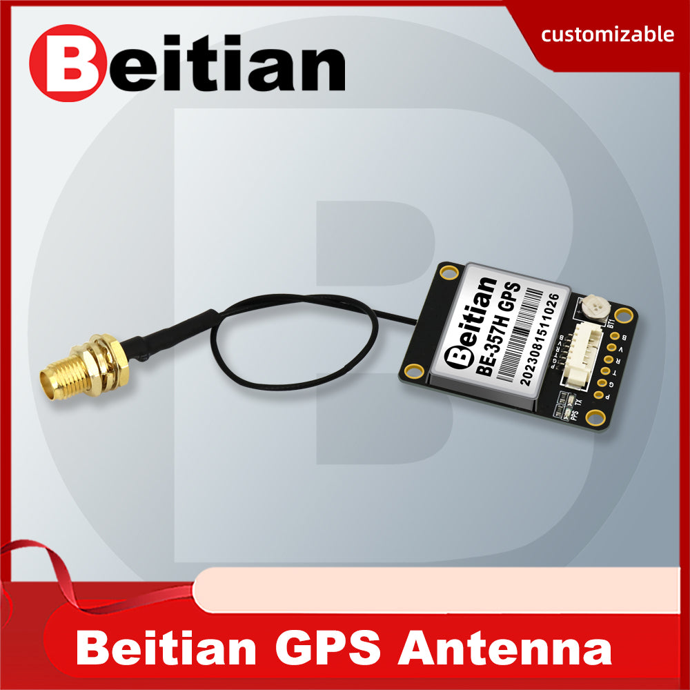 Beitian GLONASS GPS module + extra GLONASS GPS antenna TTL level 9600bps FLASH NMEA-0183 BN-357G 357P