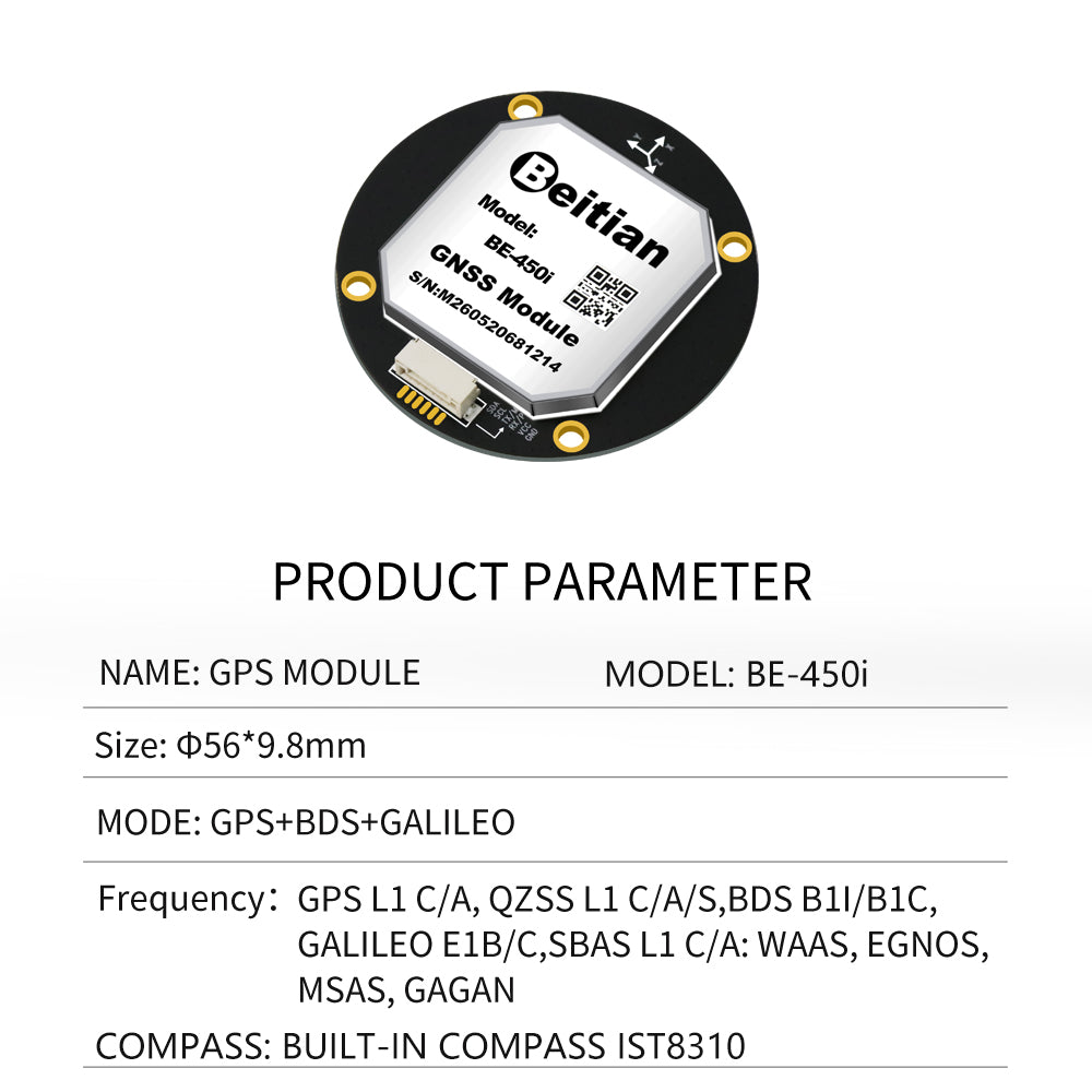 Beitian M9 M10 Drone GPS GLONASS UAV Quad Airplane Compass IST8310 Fli ...