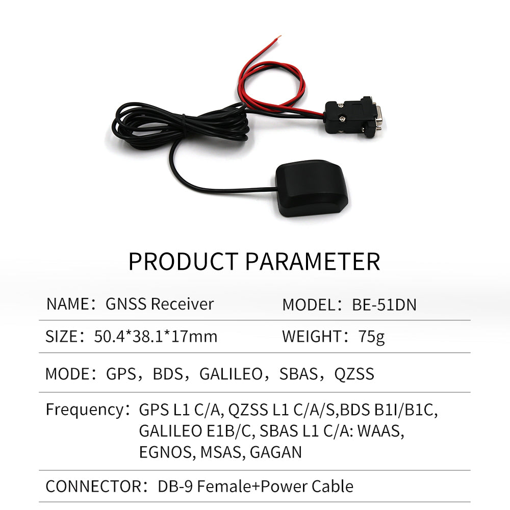 Beitian M9140 M10050 external GPS receiver multi-mode antenna gnss Beidou GMOUSE timing positioning BE-50D