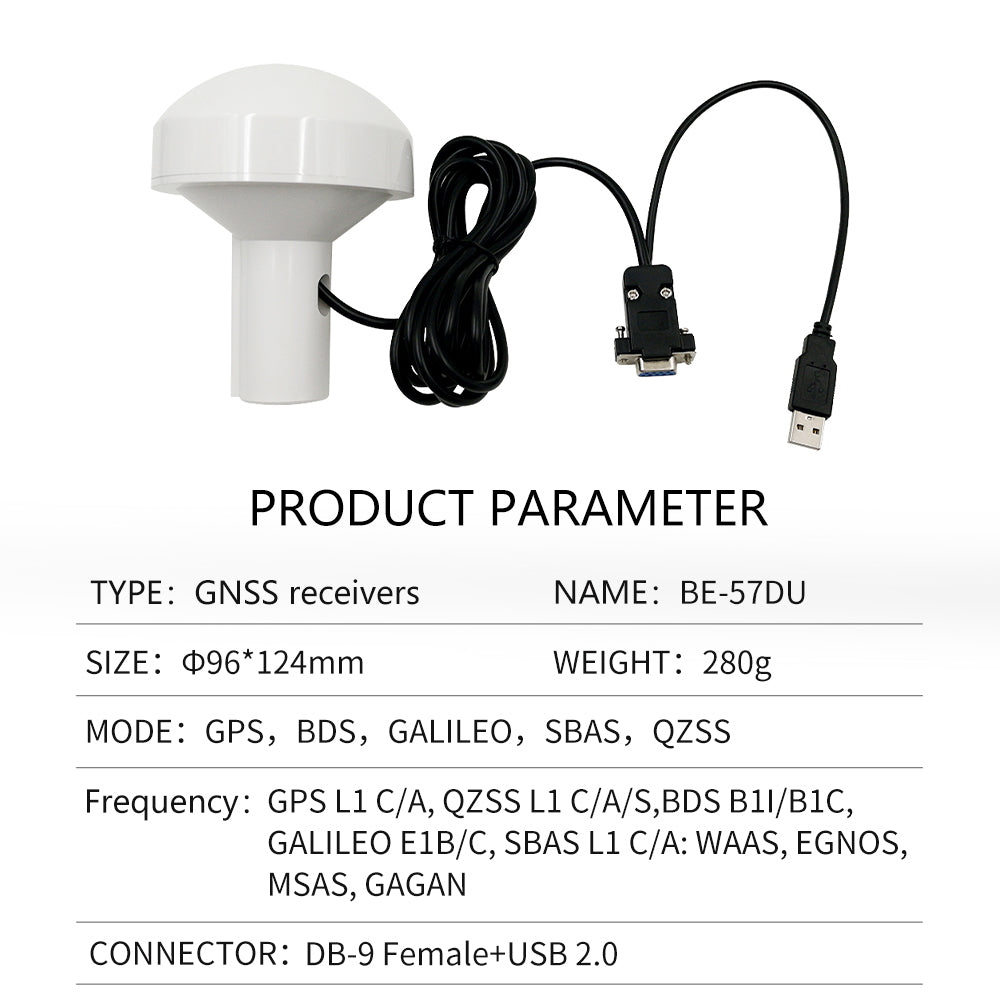 Beitian GPS mushroom head receiver ceramic chip AIS navigation timing Beidou GNSS module