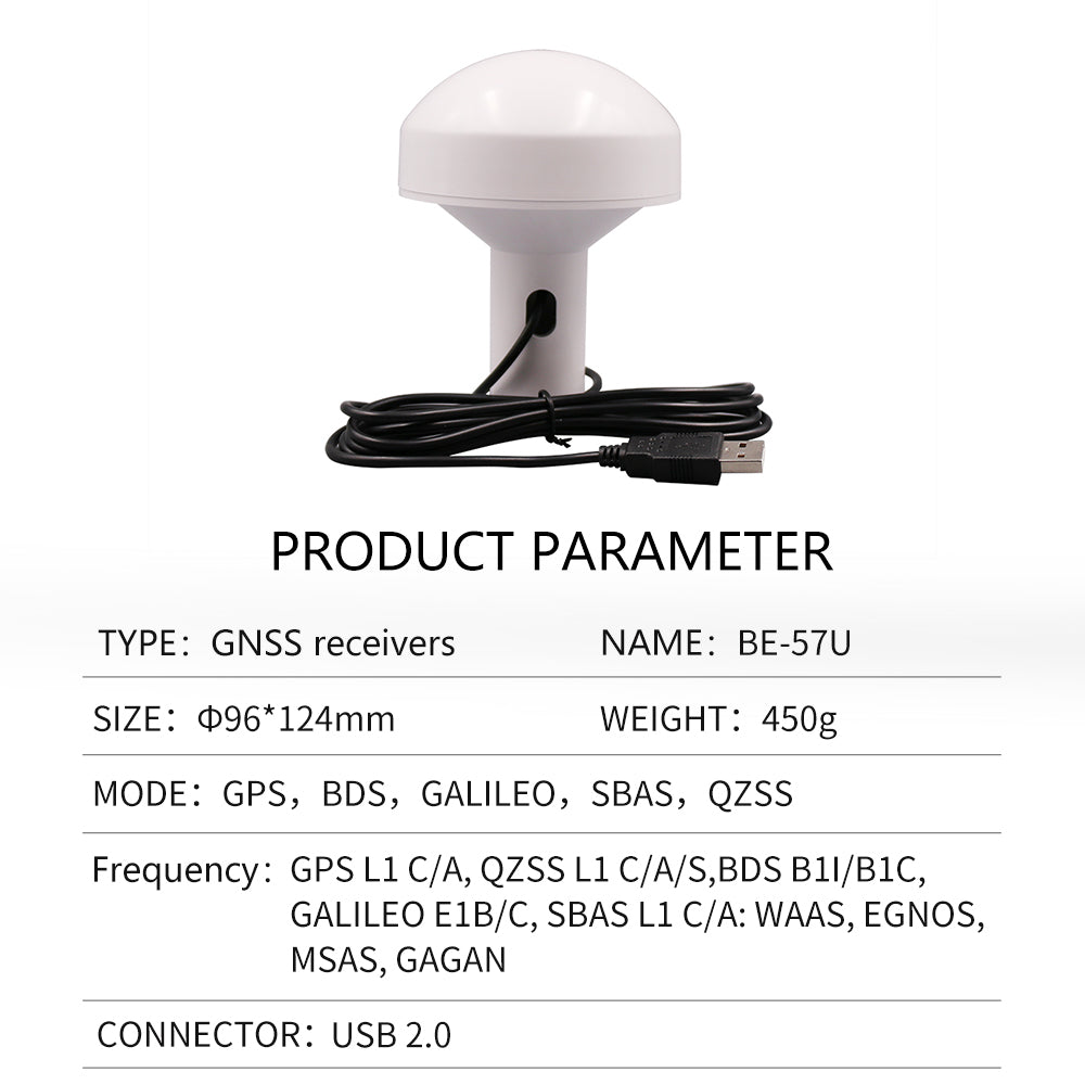 Beitian GPS mushroom head receiver ceramic chip AIS navigation timing Beidou GNSS module