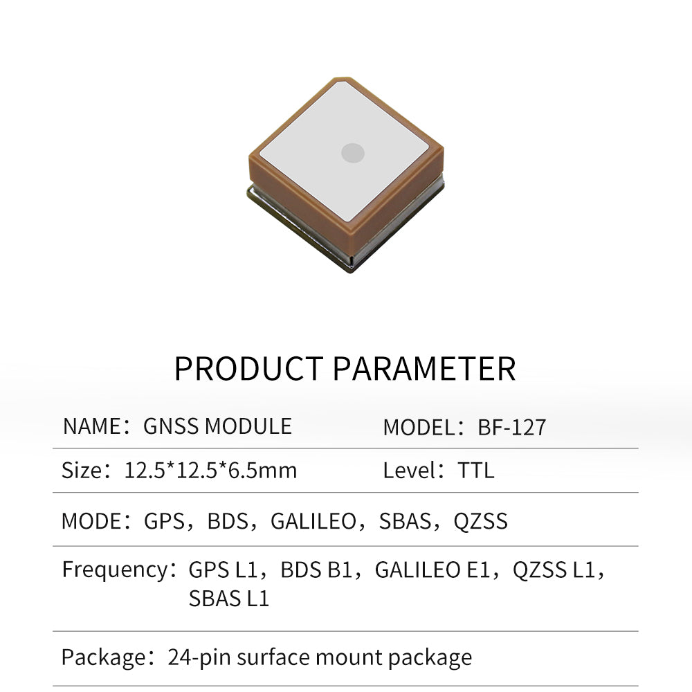 Beitian Patch Type GNSS handheld device GPS module with ceramic antenna UBX M10050 chip  BE-166
