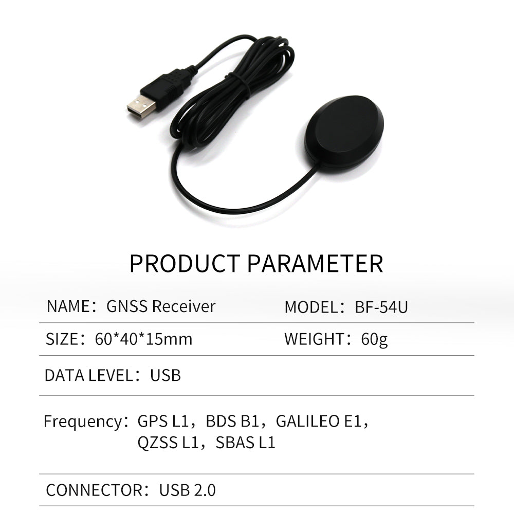 Beitian new DB9 serial port GPS receiver USB Beidou navigation module antenna industrial computer BF-50D