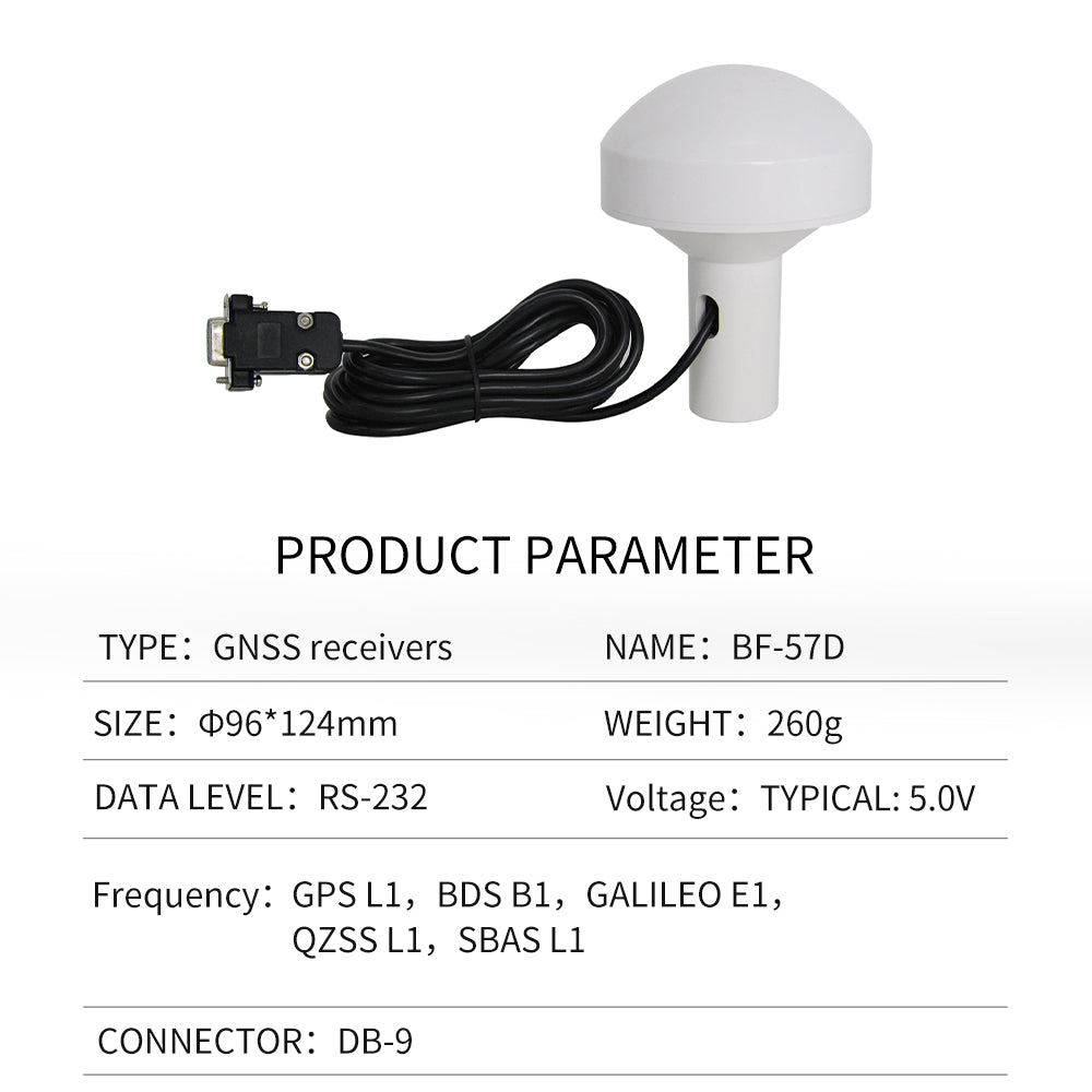 Beitian's new GPS mushroom head receiver ceramic chip AIS navigation timing Beidou GNSS module BF-27D