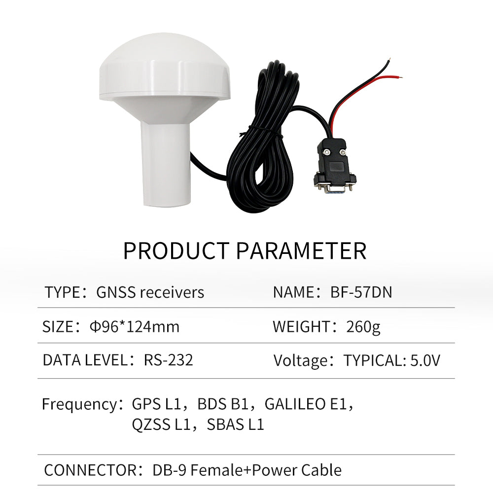 Beitian's new GPS mushroom head receiver ceramic chip AIS navigation timing Beidou GNSS module BF-27D