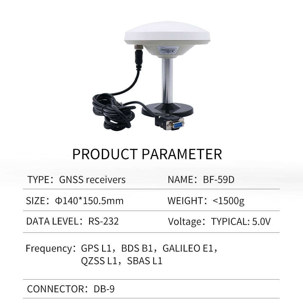 Beitian's new GPS mushroom head receiver GNSS Beidou various serial port built-in module antenna BF-29D