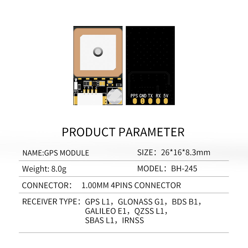 Beitian 10th generation GPS module antenna positioning cross-machine fixed-wing BE-245