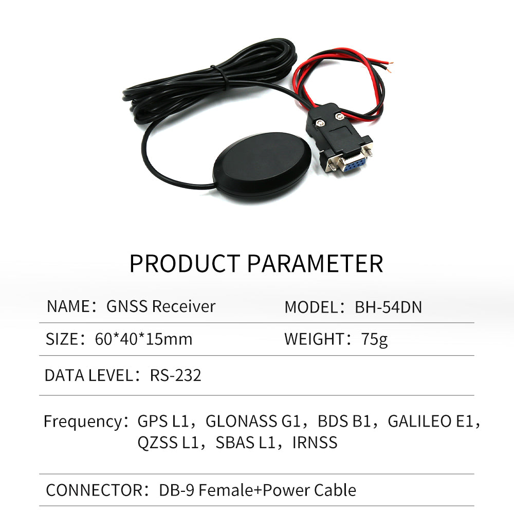 Beitian new DB9 serial port GPS receiver USB Beidou navigation module antenna industrial computer BF-50D