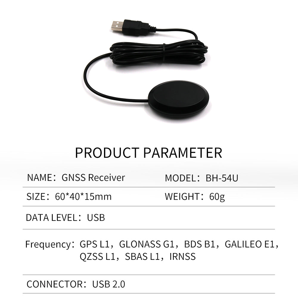 Beitian new DB9 serial port GPS receiver USB Beidou navigation module antenna industrial computer BF-50D