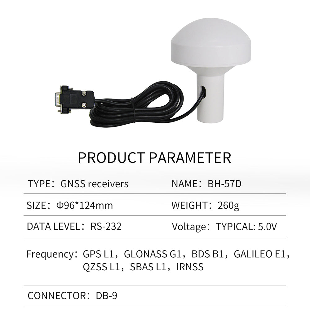 Beitian's new GPS mushroom head receiver ceramic chip AIS navigation timing Beidou GNSS module BF-27D