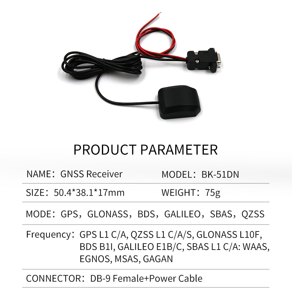 Beitian M9140 M10050 external GPS receiver multi-mode antenna gnss Beidou GMOUSE timing positioning BE-50D