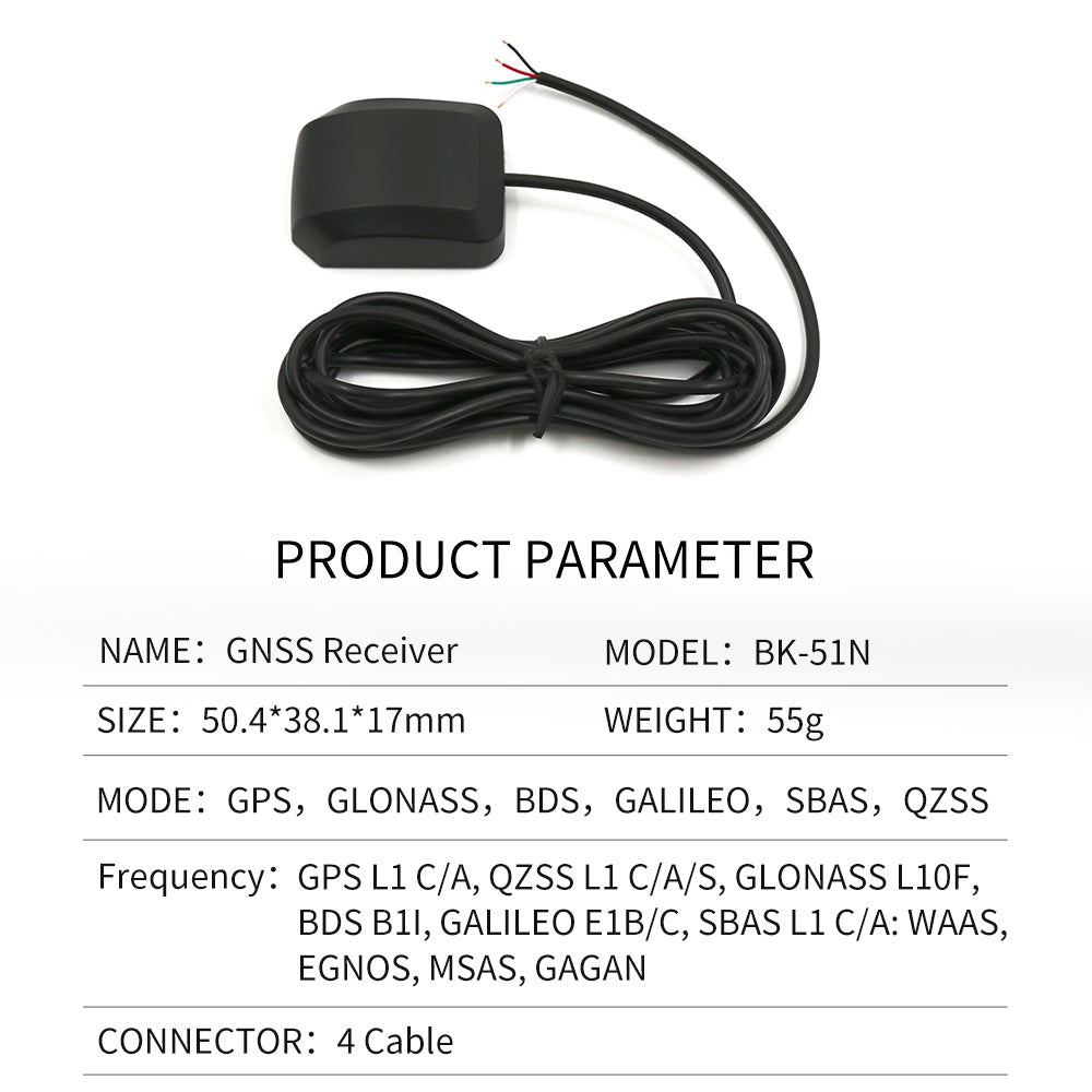 Beitian M9140 M10050 external GPS receiver multi-mode antenna gnss Beidou GMOUSE timing positioning BE-50D
