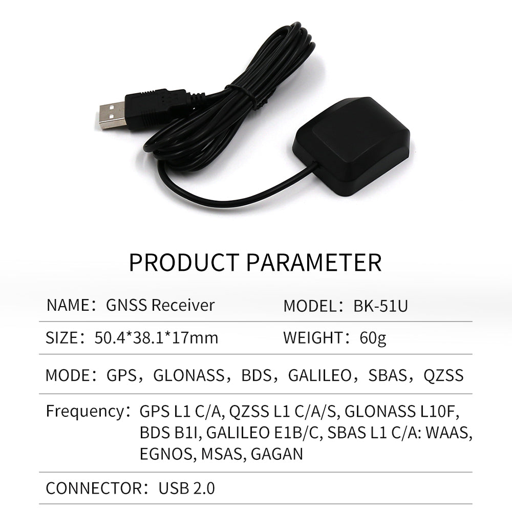 Beitian M9140 M10050 external GPS receiver multi-mode antenna gnss Beidou GMOUSE timing positioning BE-50D