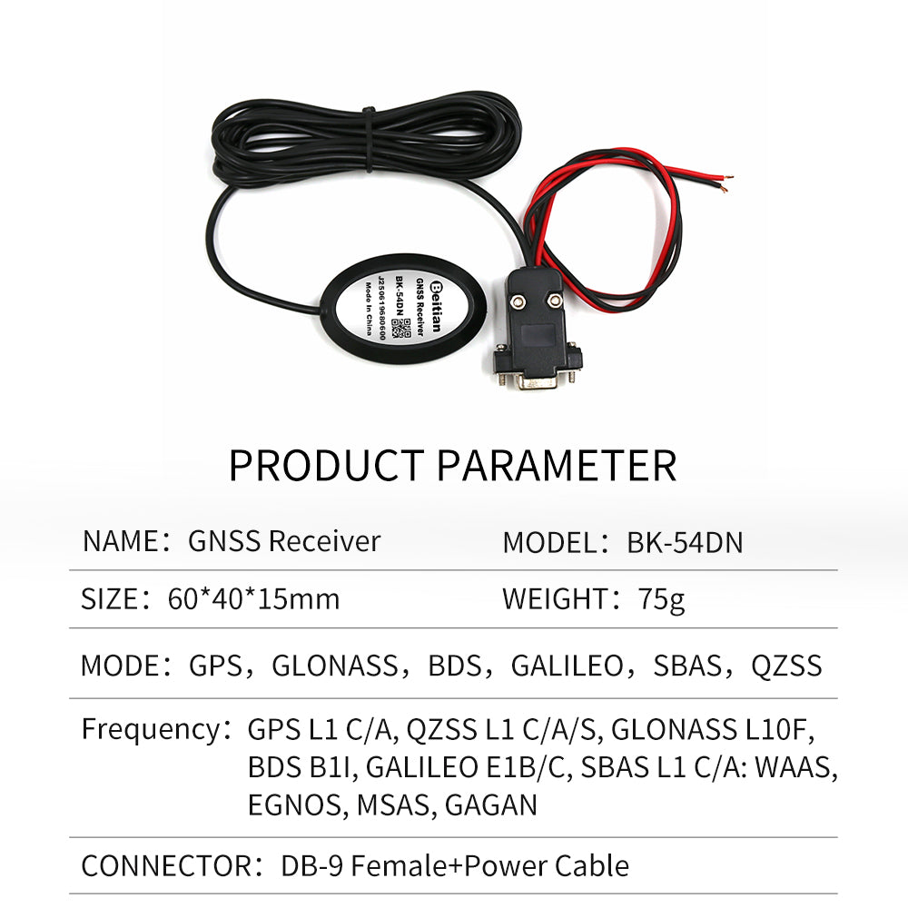 Beitian M9140 M10050 external GPS receiver multi-mode antenna gnss Beidou GMOUSE timing positioning BE-50D