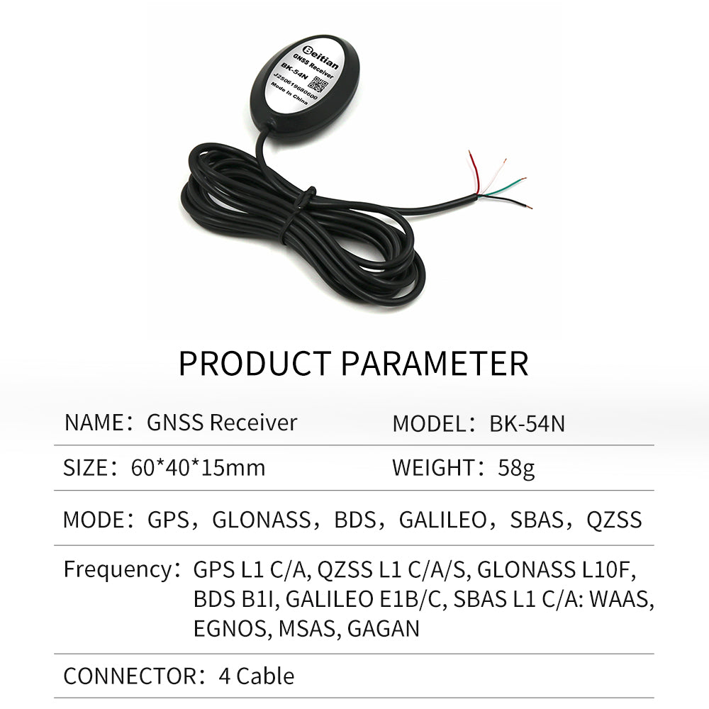 Beitian M9140 M10050 external GPS receiver multi-mode antenna gnss Beidou GMOUSE timing positioning BE-50D