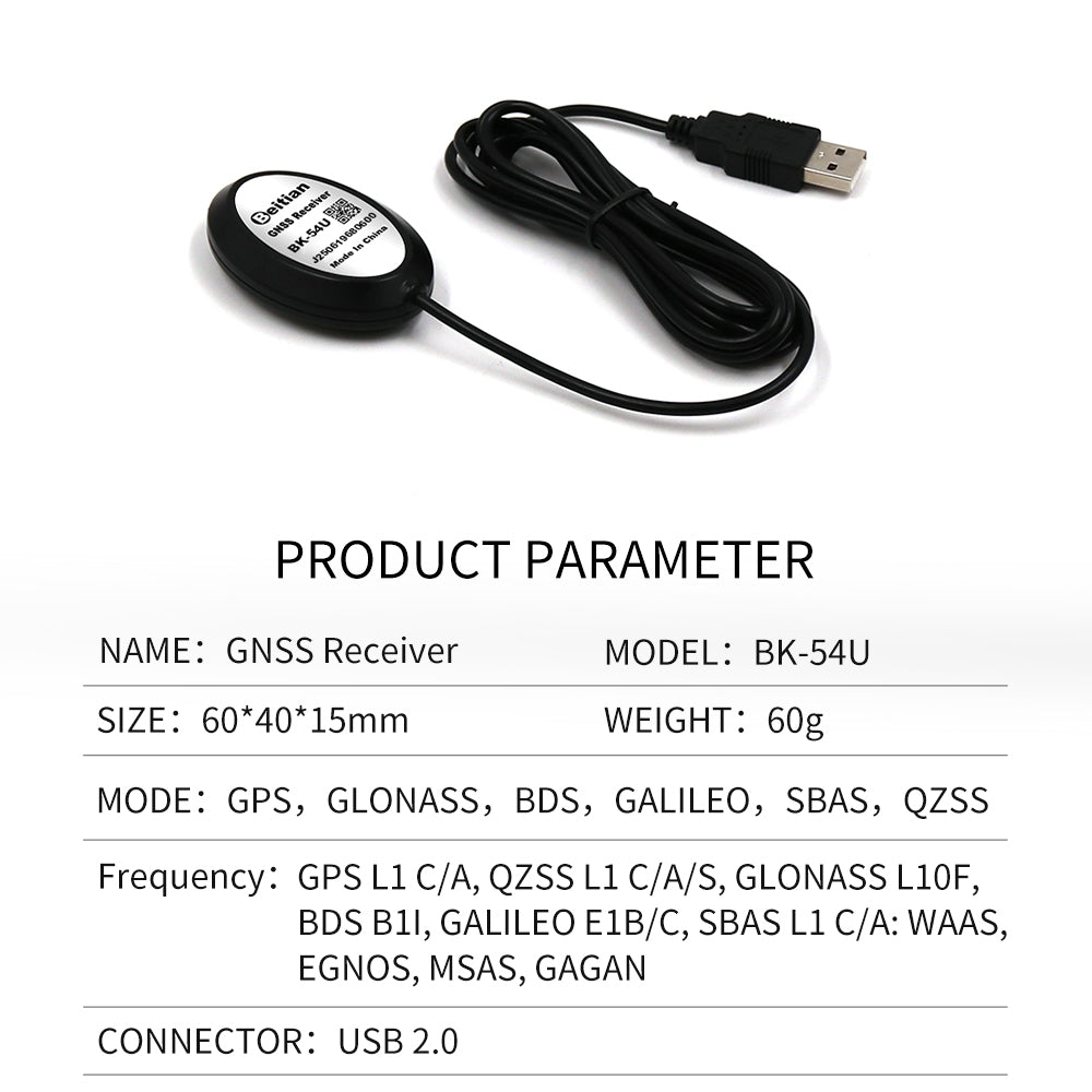 Beitian M9140 M10050 external GPS receiver multi-mode antenna gnss Beidou GMOUSE timing positioning BE-50D