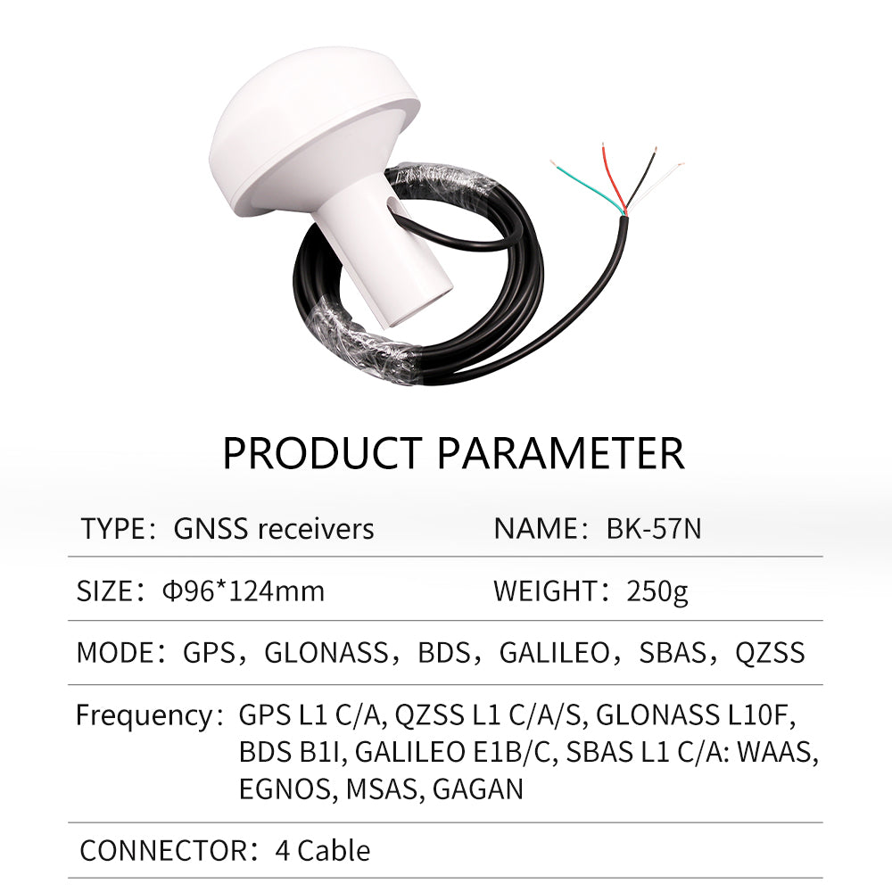 Beitian GPS mushroom head receiver ceramic chip AIS navigation timing Beidou GNSS module