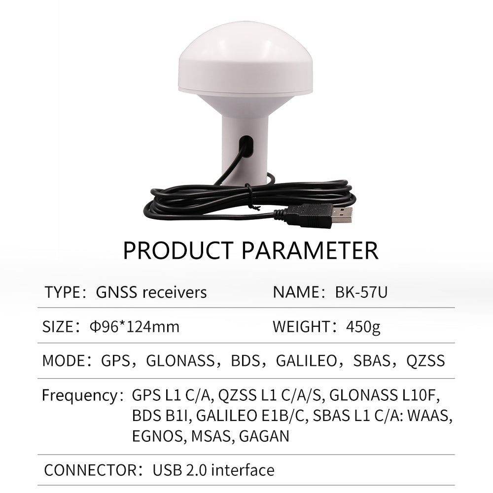 Beitian GPS mushroom head receiver ceramic chip AIS navigation timing Beidou GNSS module