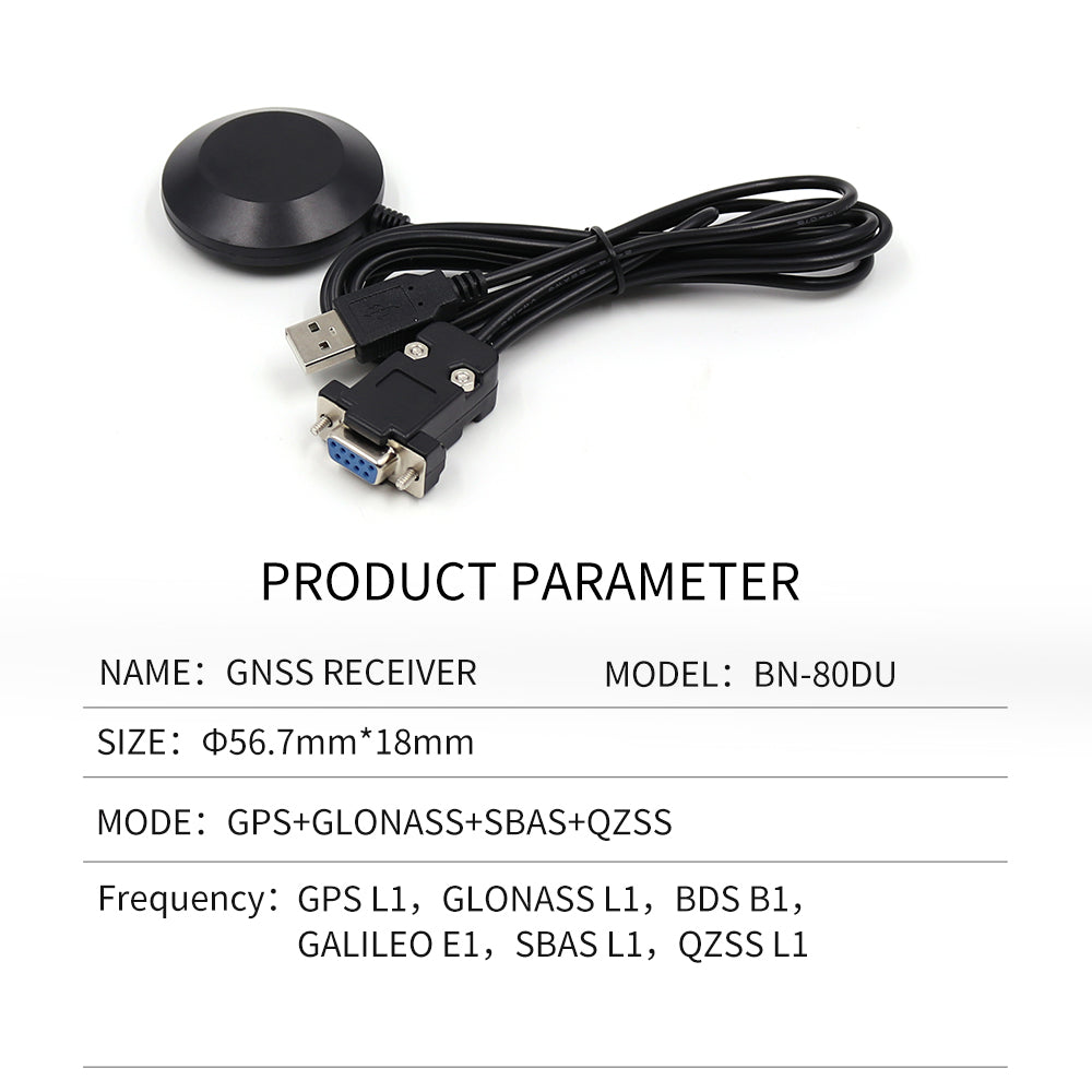 Beitian External GPS dual mode antenna gnss receiver GMOUSE Customizable Timing and positioning high frequency