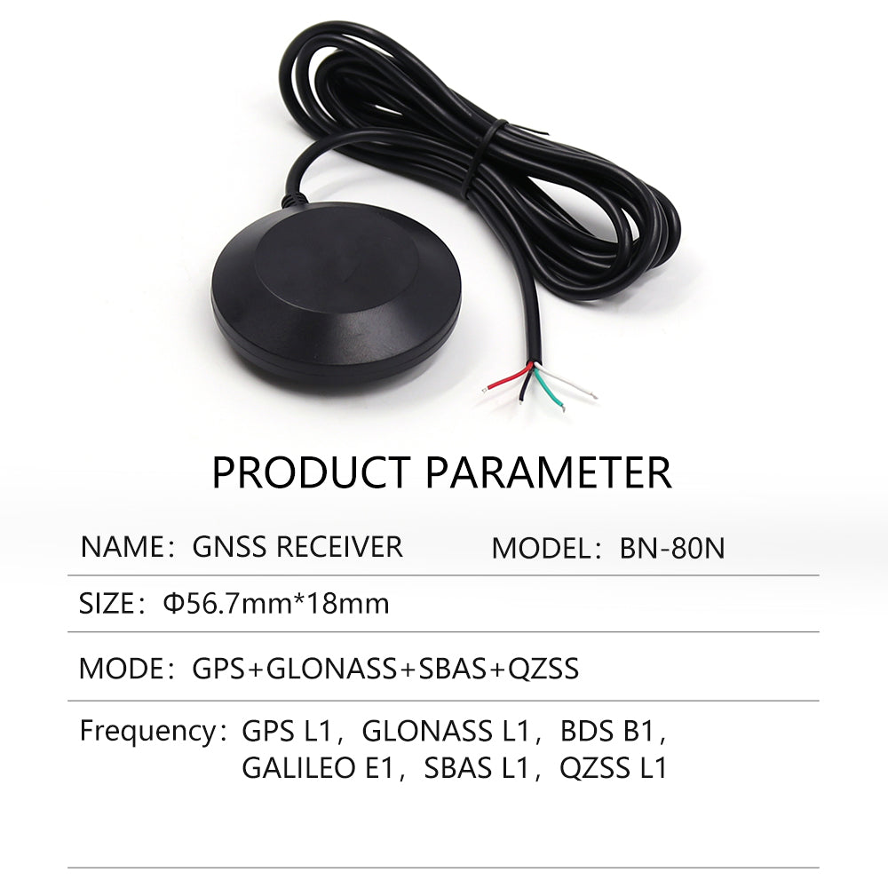 Beitian GPS Receiver Dual GLONASS RS-232 DB9  Serial Female USB Connector Waterproof No. 0 shell series