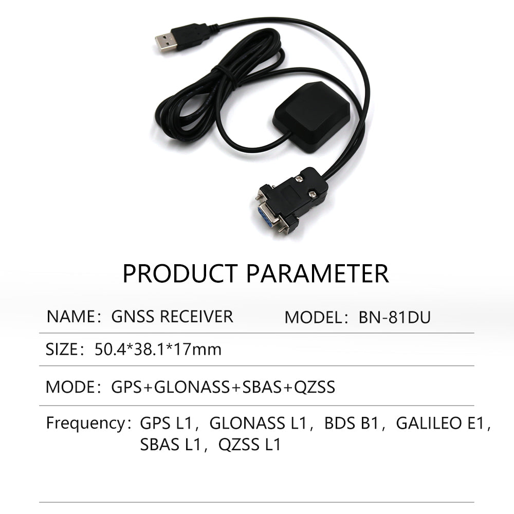 Beitian External GPS dual mode antenna gnss receiver GMOUSE Customizable Timing and positioning high frequency