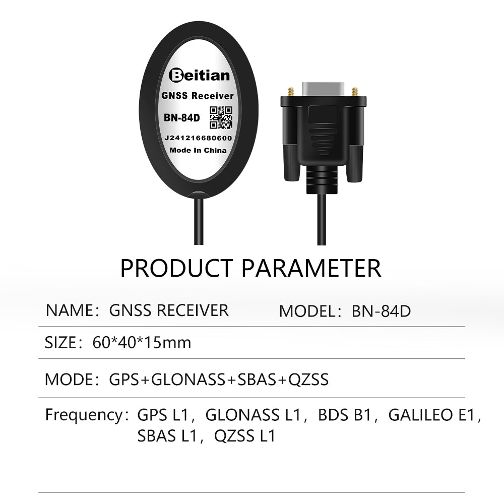 Beitian External GPS dual mode antenna gnss receiver GMOUSE Customizable Timing and positioning high frequency